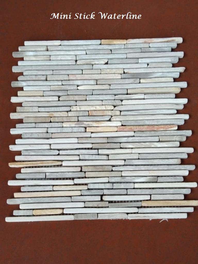 03-Petrified Wood Mosaic Mini Stick Waterline (木化石モザイク）